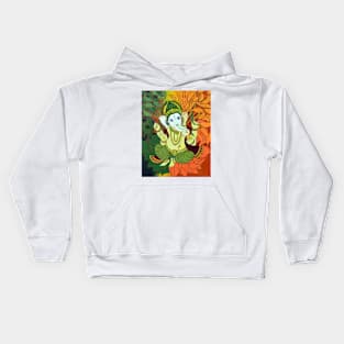 Leaves Ganesha Kids Hoodie